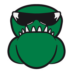 Monster böse Halloween Sonnenbrille