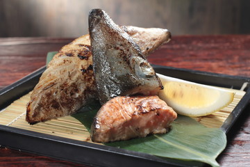 サーモンのカマ焼き