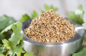 Rubbed Coriander