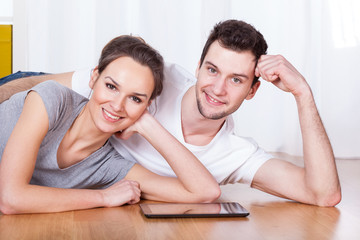 Happy smiling couple