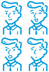 ビジネスマンのアイコン