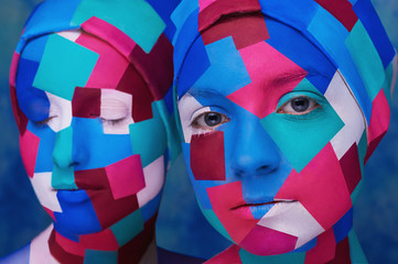 cubism styled ladies