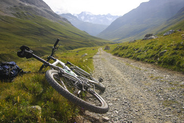 Erkunden der Schweizer Alpen mit dem Mountain Bike