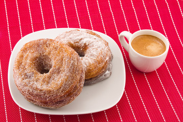 Cronuts and coffee