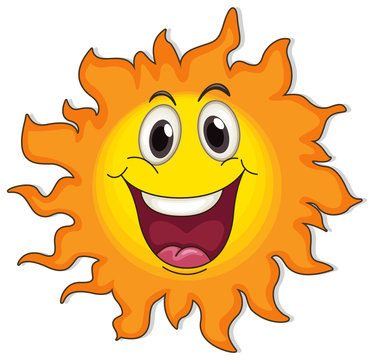 A very happy sun