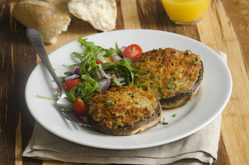 Cheese stuffed mushrooms