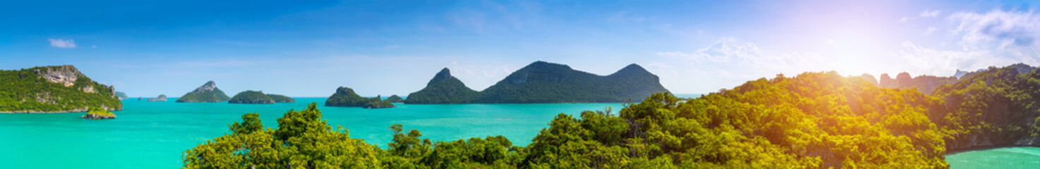 Panele Szklane  Panorama Tajlandii.
