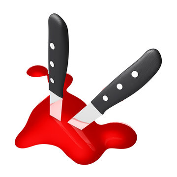 Messer und Blut