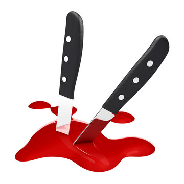 Messer und Blut