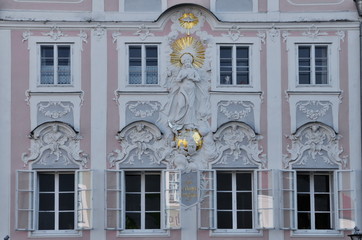 Fototapeta premium Obernberg/Inn, Marktplatz, #2597
