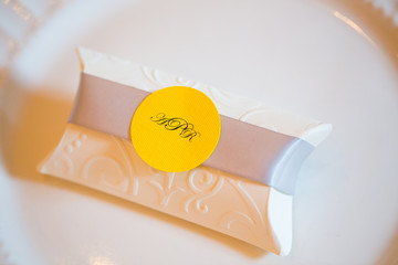 Party Favors at a Wedding Reception