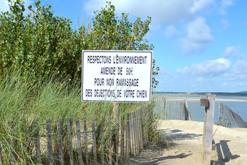 Respectons l'environnement sous peine d'amende