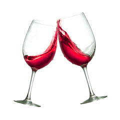 Red wine glasses - 64794377