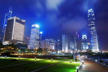 Fototapeta na wymiar Park in HongKong City