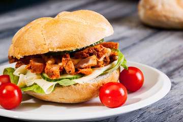 Kebab sandwich