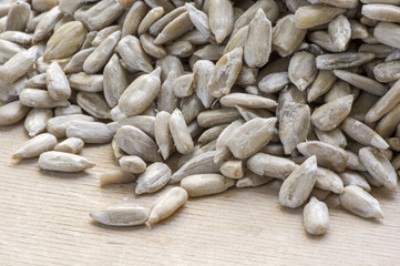 Geschälte Sonnenblumenkerne