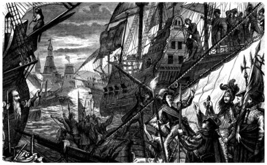 Departure : WarShips - 16th century