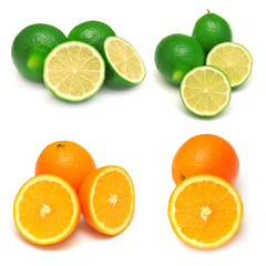 Collection of orange and lime