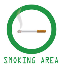 Smoking area