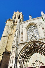 Obraz premium aix en provence-cathédrale st sauveur