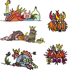Comic vikings