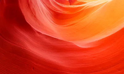 Deurstickers Rood Lagere Antelope Canyon