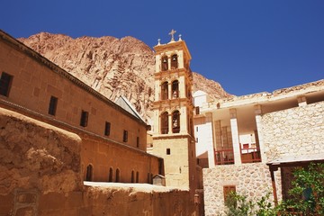 Historic building St. Catherine's Monastery, Egypt