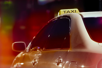 taxi in night city