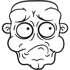 Trauriger Unglücklicher Depressiver Kerl