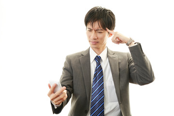 苦悩するビジネスマン