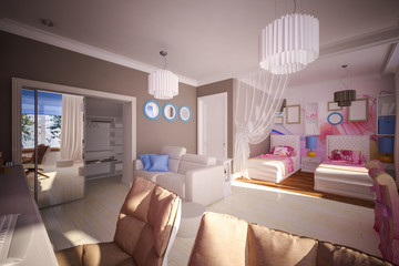 interior children's bedroom