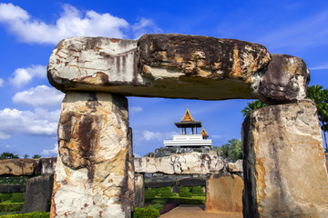 View to Pavillion from Stones of Stonehenge.