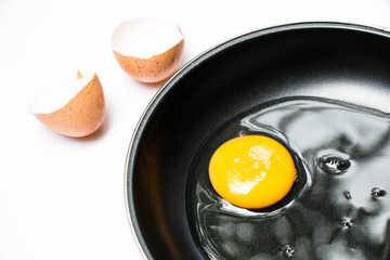 Egg in pan