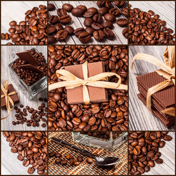 Coffee and chocolate in nine photos