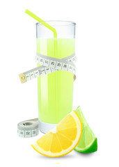 lemon-lime juice and meter