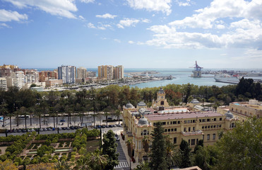 Malaga Spian Cityscape Day