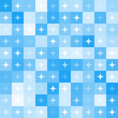 Fototapeta premium Abstract star shape mosaic background