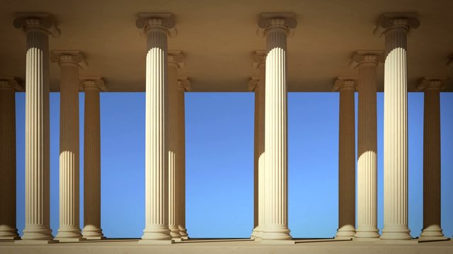 Columns in line