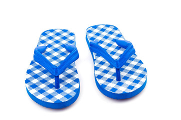 Flip flops isolated white background
