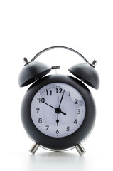 Clock isolated on white