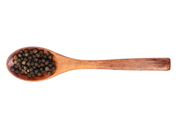 Black Pepper Peas in wooden Bowl