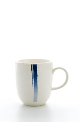 Mug isolated white background