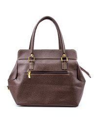 Woman leather bag isolated white background