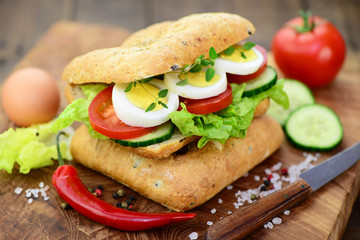 Sandwich, Ei