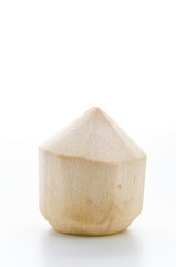 Coconut isolated on white