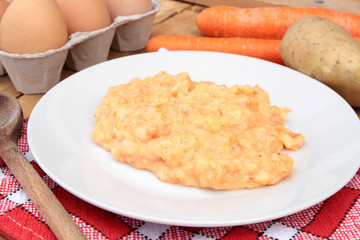 purée de carottes
