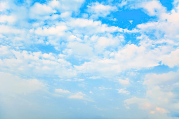 Blue sky clouds.