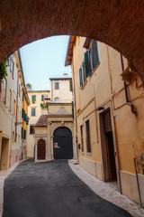 malerische Gasse in der Altstadt von Verona