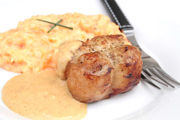 paupiette et purée