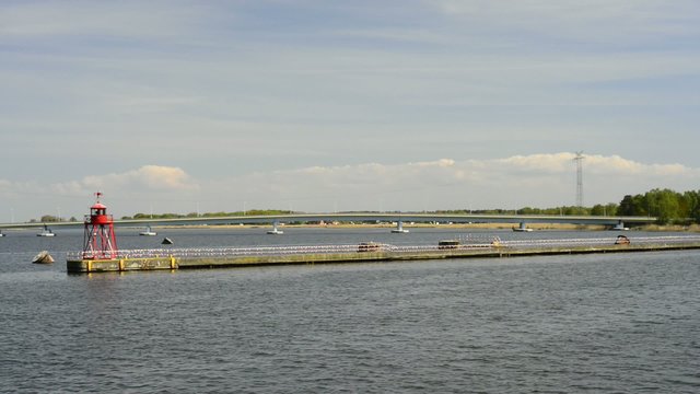 Fahrt auf dem Kaiserkanal von Swinem&uuml;nde zum Stettiner Haff